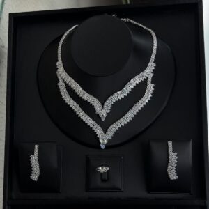 The Empress Double-V Crystal Suit